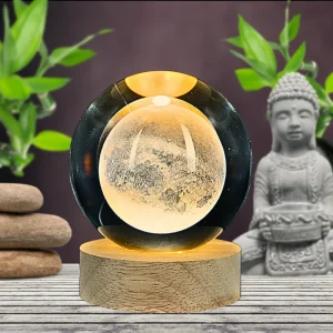 Lampara Bola De Cristal LED Luna